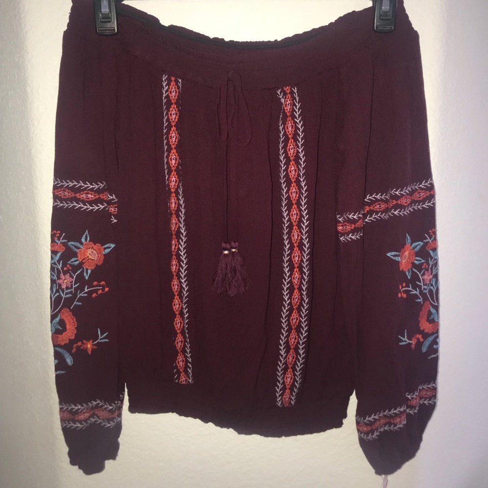 Off the shoulder shirt